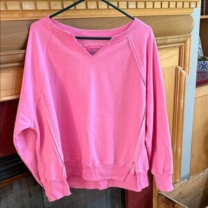 American Eagle Outfitters Soft Pink Crew Neck Sweater size small